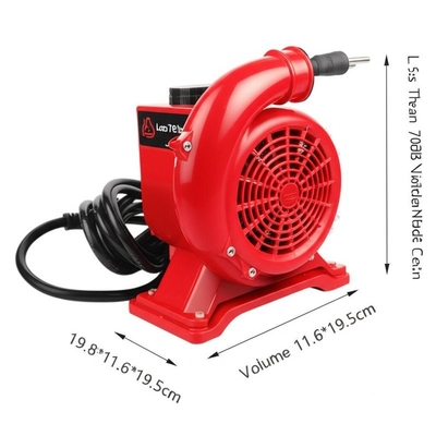 Geräuschpegel weniger als 70 dB Aufblasbare Luftbläserventilator Kompaktgestaltung 19,8*11,6*19,5cm Volumen 3,5 M Stromkabellänge