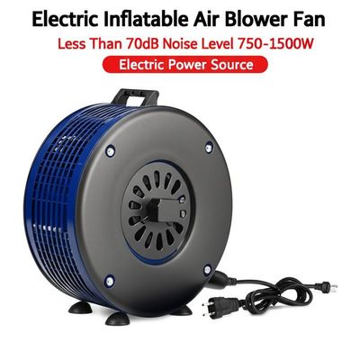 Electric Inflatable Air Blower Fan Less Than 70dB Noise Level 750-1500W Power Electric Power Source