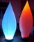 Laternenpfahl-Fan-aufblasbares beleuchtetes Weihnachtsdekorations-flammhemmendes Material
